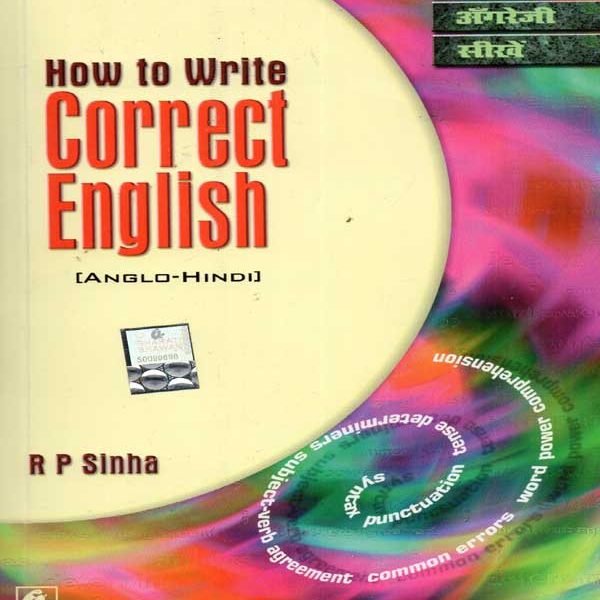 How to Write Correct English By R P Sinha Latest Eddition