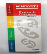 Khyati French Curver Triangal Scales 2no With Extra Carrying Pouch 