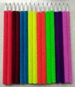 Velvet Pencil box 10 pencil