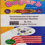 SUPERB B.ED. second YEAR ONE WEEK SERIES ENVIRONMENTAL EDUCATION/ENVIRONMENTAL STUDIES 206-RAJBU