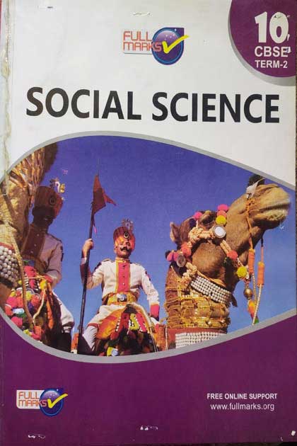 Social Science For Class-10th CBSE Term 1&2 By Fullmarks - Deep Online ...