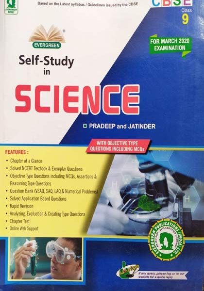 Evergreen Self Study Science Class 9 In English by pradeep , jitendra