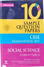 Arihant Social Science 10Sample Question Papers For CBSE Class-10 Term-2