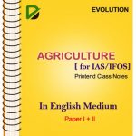 Agriculture Optional for IAS And IFoS By Evolution Coaching English Medium