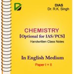 Chemistry Optional Class Notes By R.K.Singh DIAS coaching IAS Mains