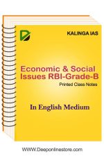 Economic and Social Issues RBI Grade B Phase 2 By Kalinga IAS