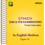 Ethics Notes In English by IGNOU for IAS Mains Entrance