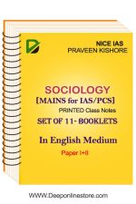 Sociology Printed Notes By Praveen Kishore NICE IAS Mains English Medium