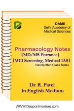 Pharmacology Handwritten Notes Dr R.Patel DAMS Coaching Medical PG Entrance