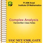 Complex Analysis Maths Handwritten Class Notes By Pi AIM NET, CSIR