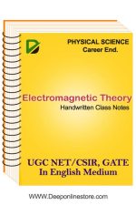 Electromagnetic Theory Class notes for UGC NET By Career Endeavour