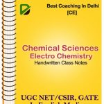 Electrochemistry Handwritten Notes In Chemical Sciences NET CSIR