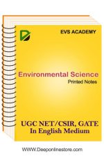 Environmental Science Printed Notes By EVS Academy For UGC NET CSIR