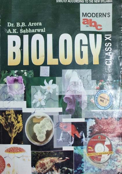 Moderns ABC Biology By Dr.B.B Arora ,AK Sabharwal For Class-11