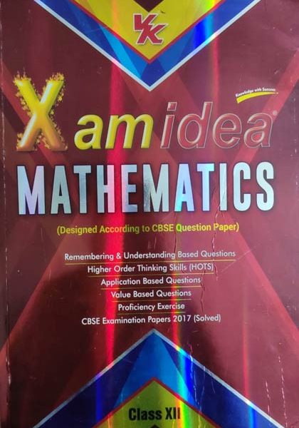 VK Xamidea Mathematics For Class-12th CBSE
