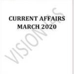 Vision Current Affair Monthly March 2020 English Midium