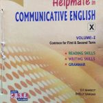 MBD Helpment In Communicative English Vol-1 For Class-10th By D.P Bhanot