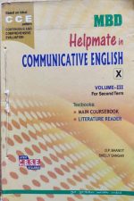 MBD Helpment In Communicative English Vol-3 For Class-10th By DP Bhanot
