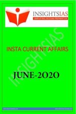 Insight On India Current Affair June-2020
