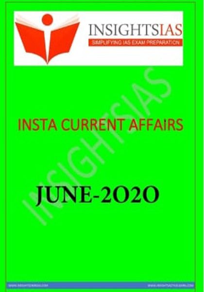 Insight On India Current Affair June-2020