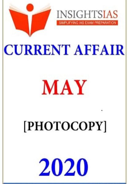 Insight On India Current Affair May-2020
