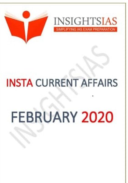 Insight On India Current Affair February-2020 Insta