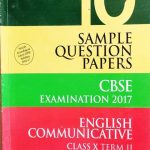 10 Sample Question Paper English Communicative For Class-10 Term-2 CBSE Examination By Arihant Publication