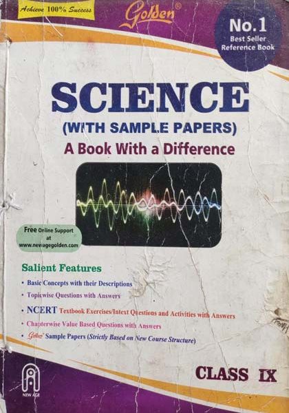 Golden Science With Sample Paper For Class-9