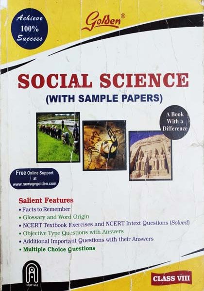 Golden Social Science With Sample paper For Class-8th