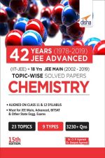 42 Years (1978-2019) 18year Topicwise Solved Paper Chemistry For JEE Avanced 15th Edition Disha Publication
