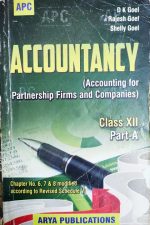 Accountancy For Class-12th part-A Arya Publication