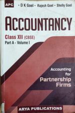 Accountancy (Accountancy For Partnership Pirms ) For Class-12th By Arya Publication