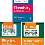 JEE Main Chepterwise Solution 2019-2002 Chemistry, Physics, Mathematics ) By Arihant Publication Set Of 3 Books
