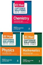 JEE Main Chepterwise Solution 2019-2002 Chemistry, Physics, Mathematics ) By Arihant Publication Set Of 3 Books