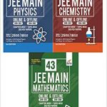 43Years JEE Main Set Of 3Books (Physics,Chemistry,Methematics ) online And Ofline Chepterwise Topicwise Solve Paper  By Disha Publication