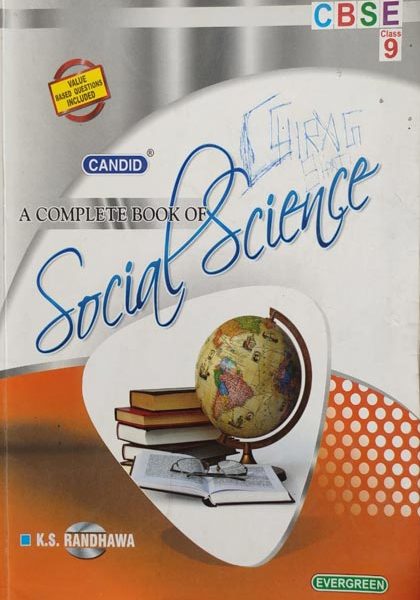 A Complet Book Of Social Science For Class-9 By KS Randhawa Evergreen Publication