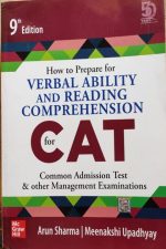 VERBAL ABILITY AND READING COMPREHENSION for CAT BY Arun Sharma and Meenakshi Upadhyay